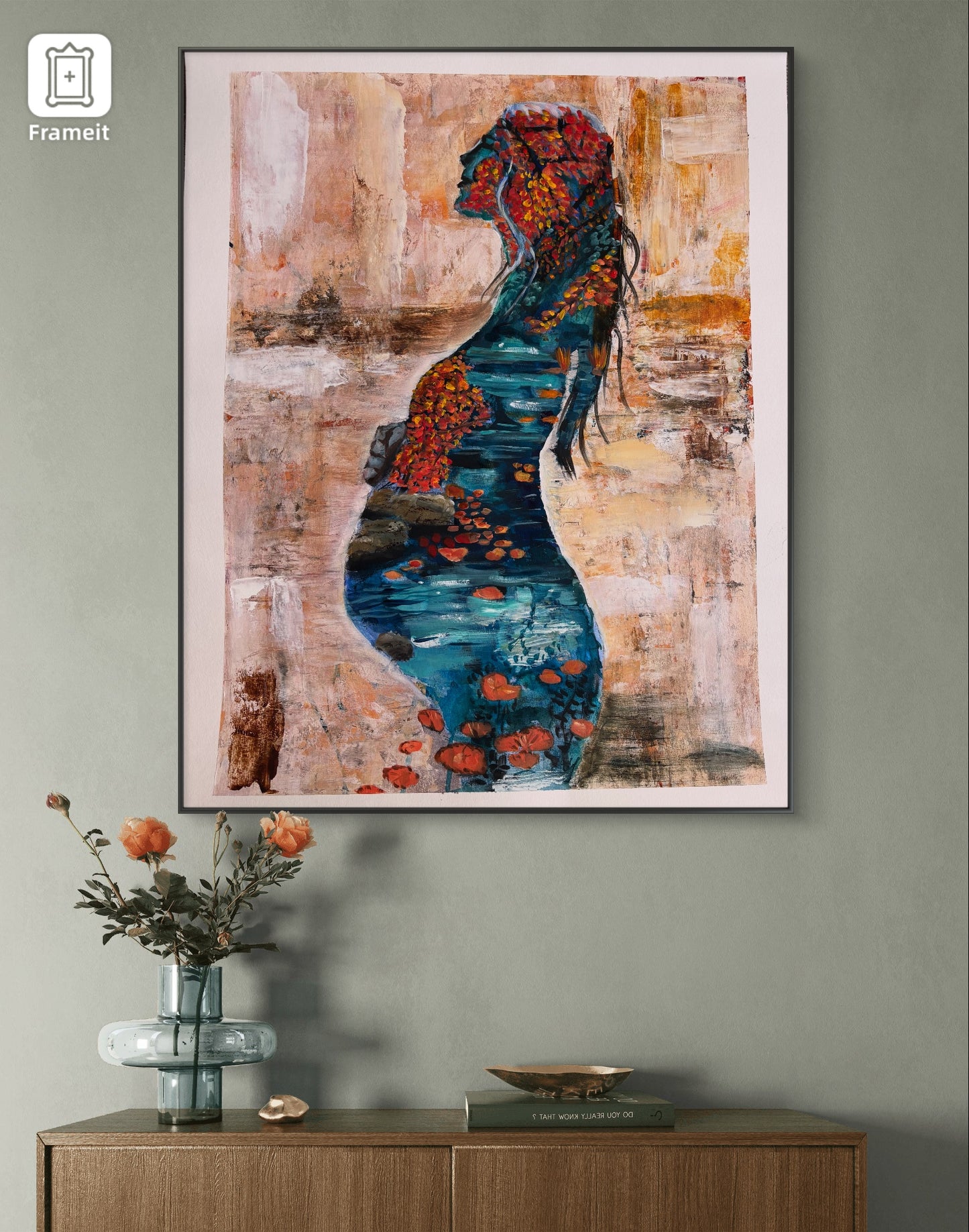 River Within – original work by Merel Alphenaa