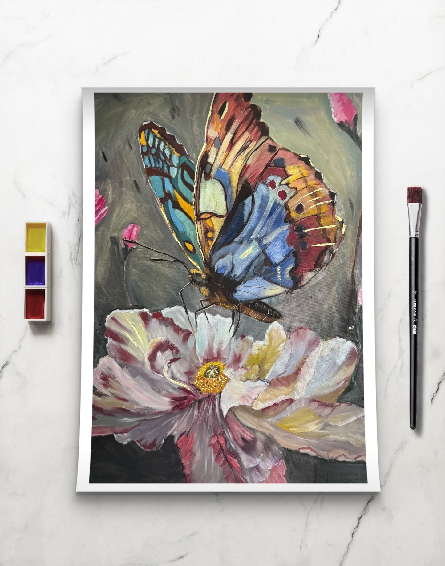 Landing in Color Gold edition fine art print